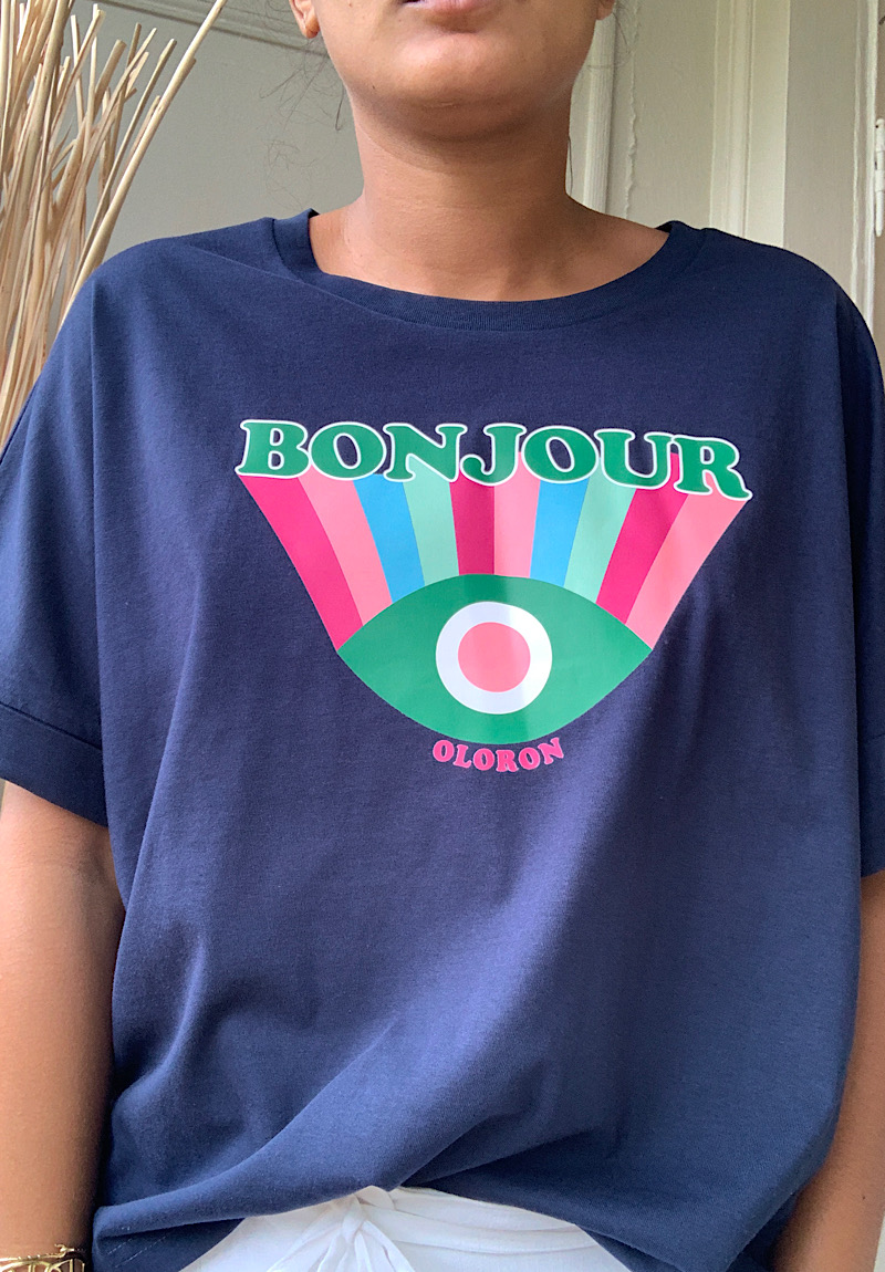Boutique_imagine_anouketninon__tshirt_marine_bonjour_oloron_1