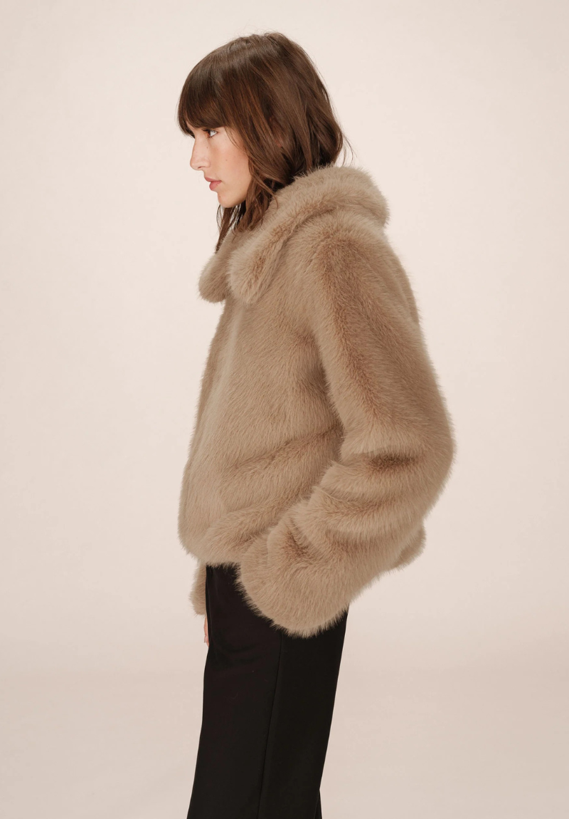 Veste courte fausse fourrure Grace et mila – Image 3