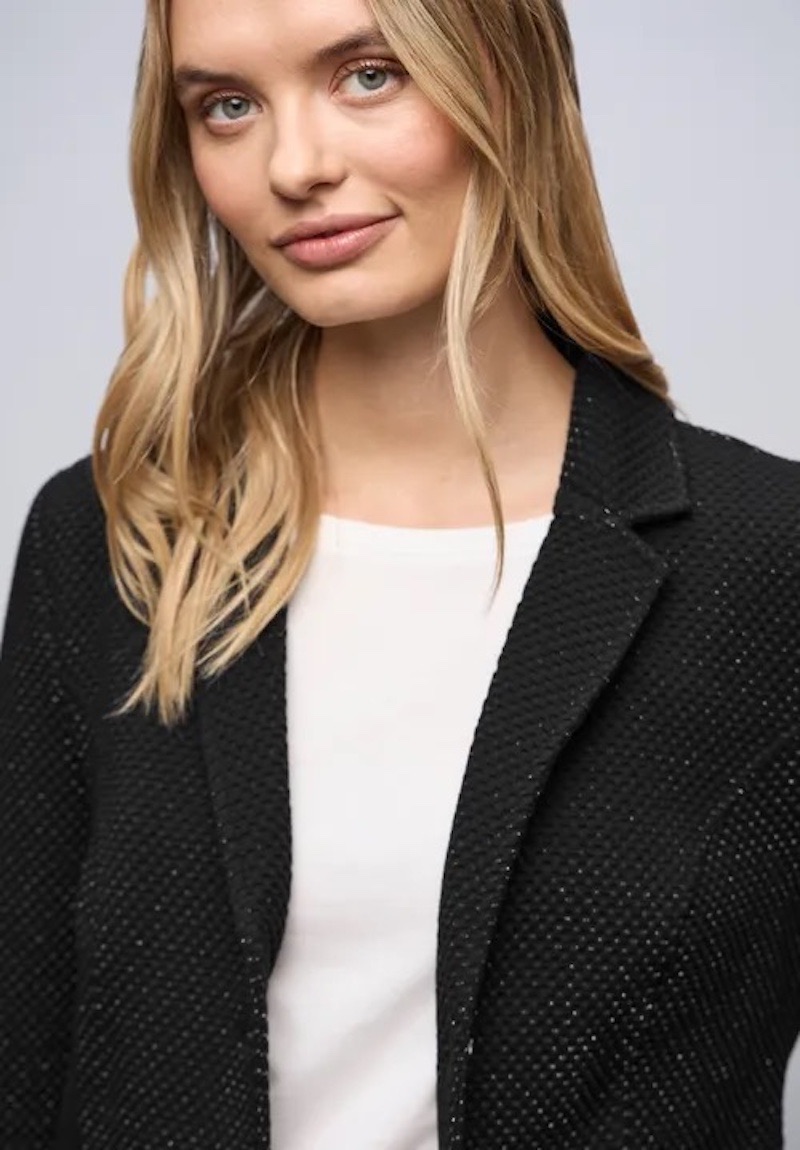 Blazer noir scintillant Street One – Image 7