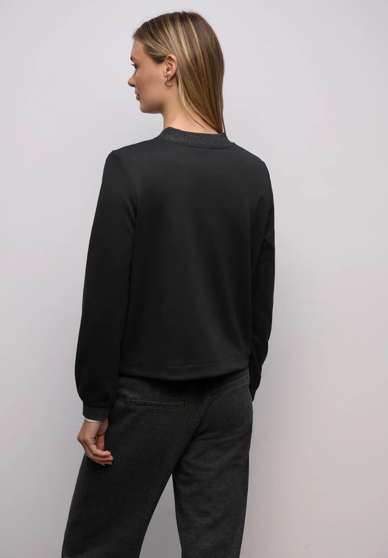 Veste noire détails scintillants – Image 3
