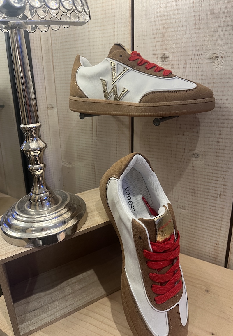 Basket blanc et camel Vanessa Wu – Image 2