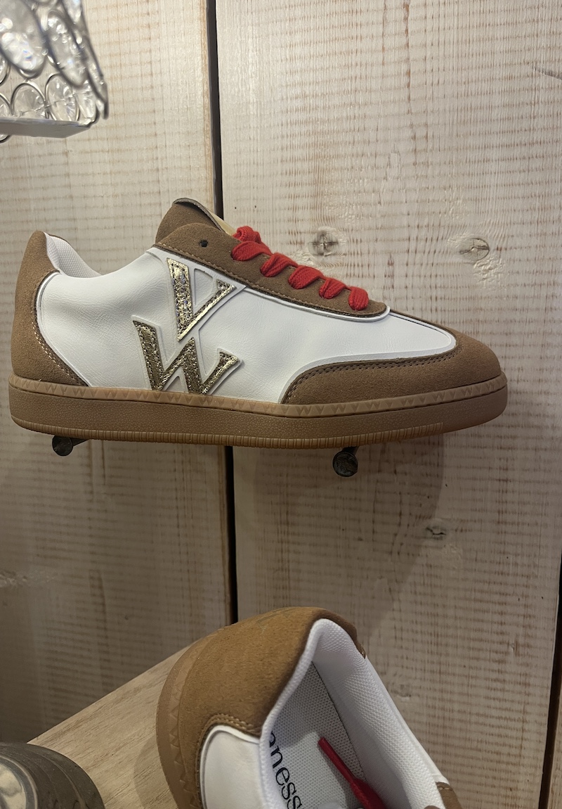 Basket blanc et camel Vanessa Wu – Image 4