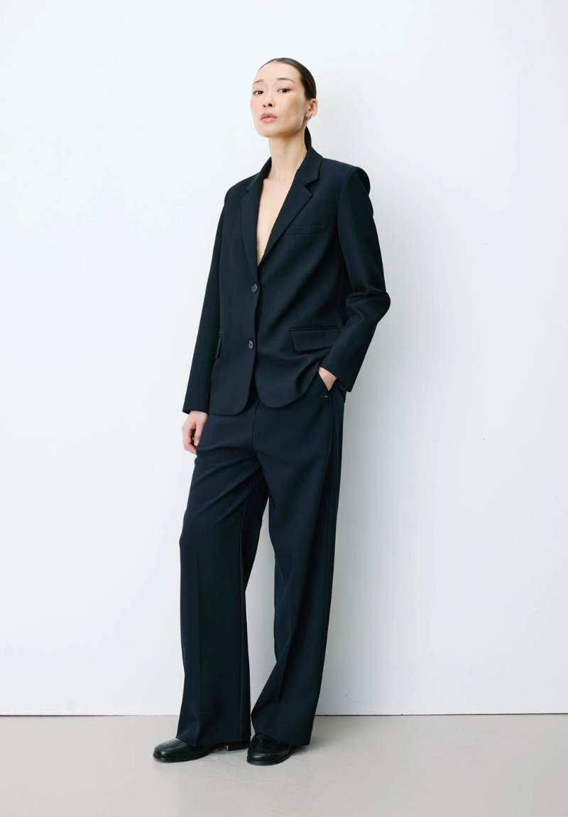 Blazer droit marine Grace & Mila – Image 3