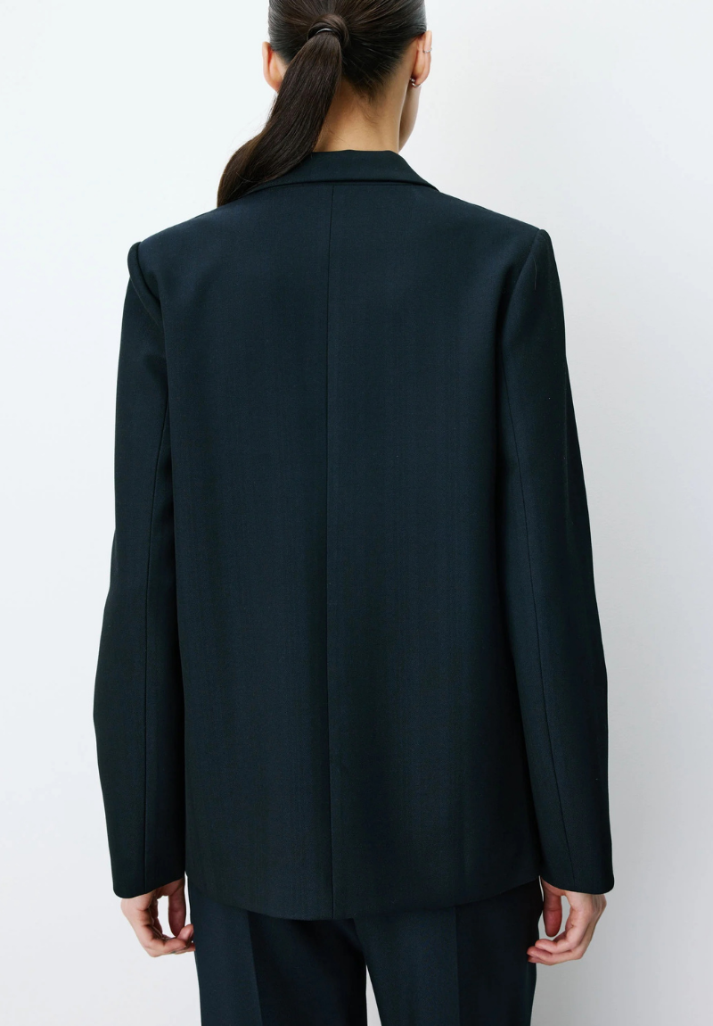 Blazer droit marine Grace & Mila – Image 2
