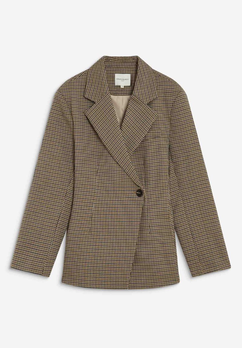 Blazer cintré pied de poule Grace et Mila – Image 5