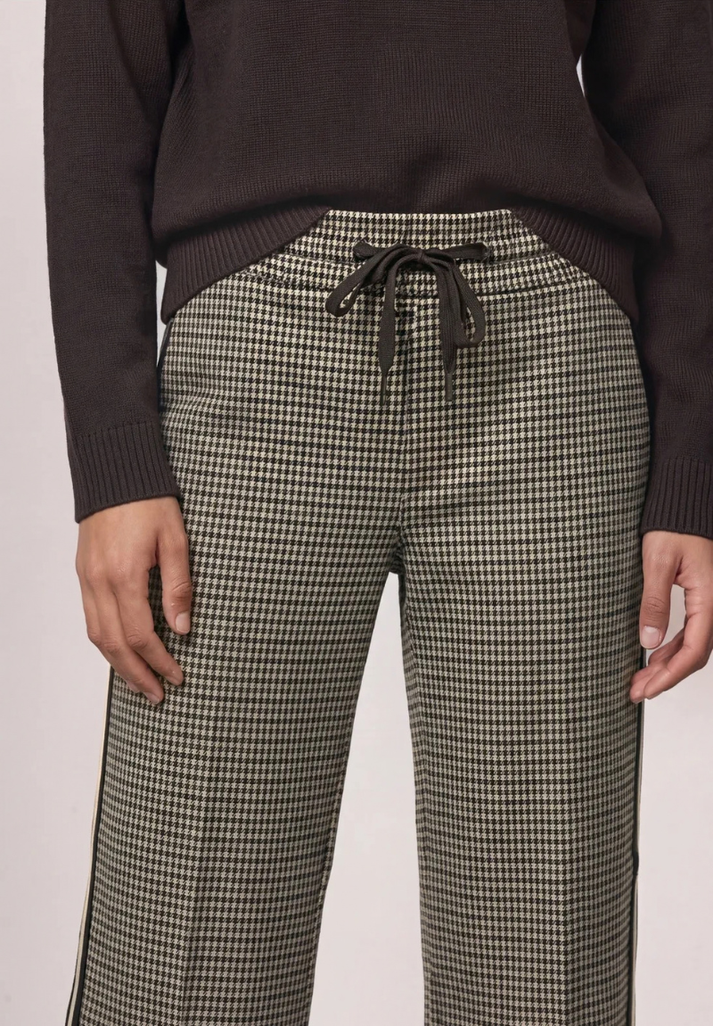 Pantalon pied-de-poule à bandes latérales – Street One – Image 3