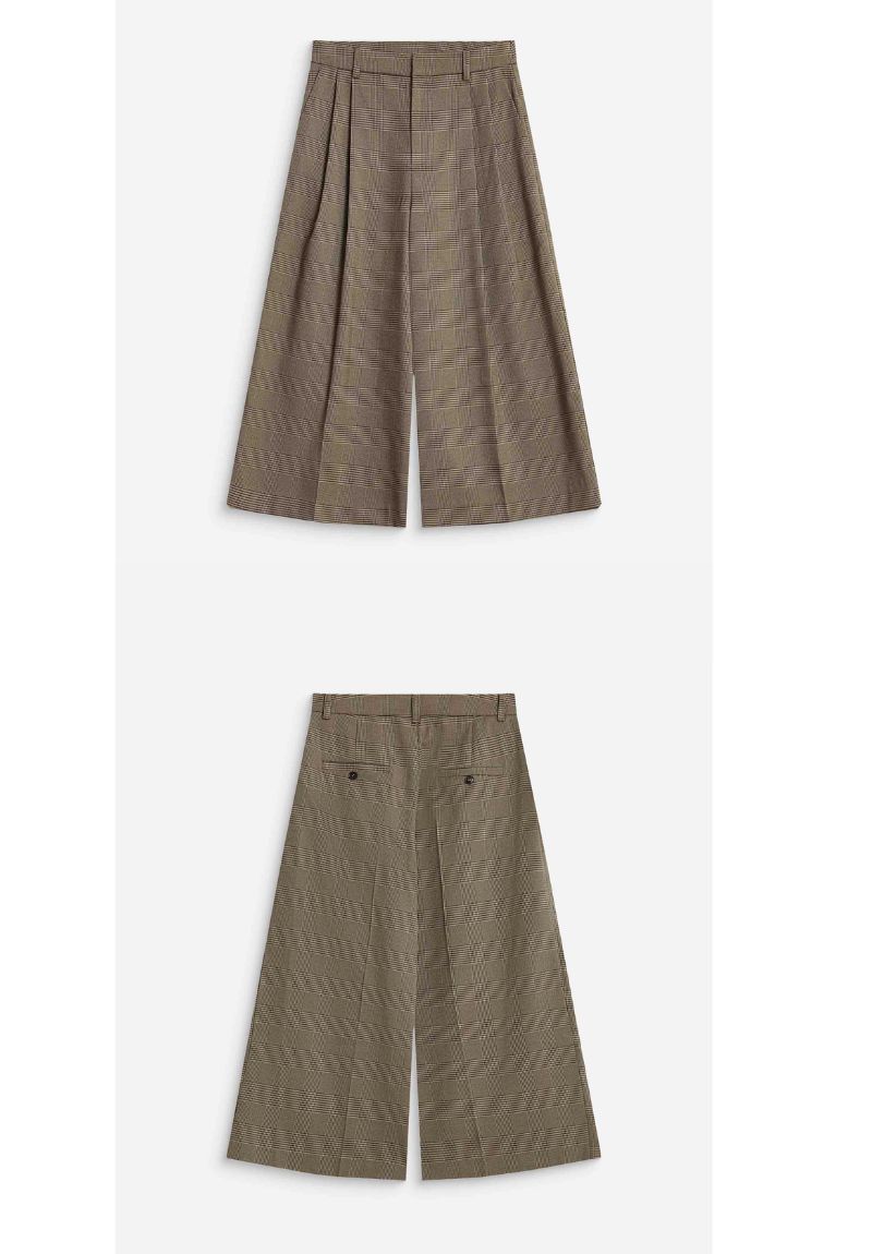 Pantalon jupe-culotte Prince de Galles – Image 5